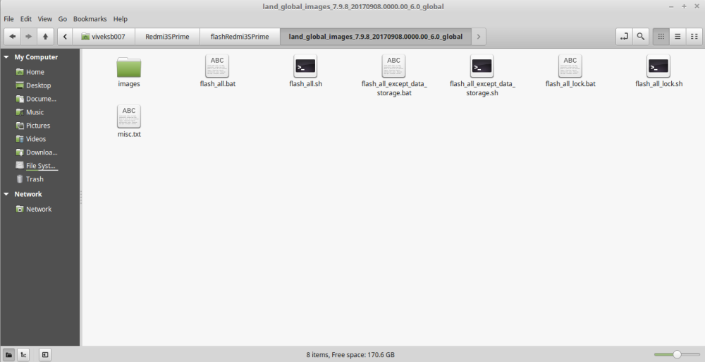 Fastboot ROM Folder